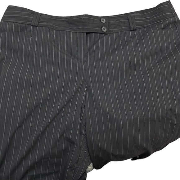 LANE BRYANT Plus Size Pinstriped Trouser Pants - Picture 4 of 5